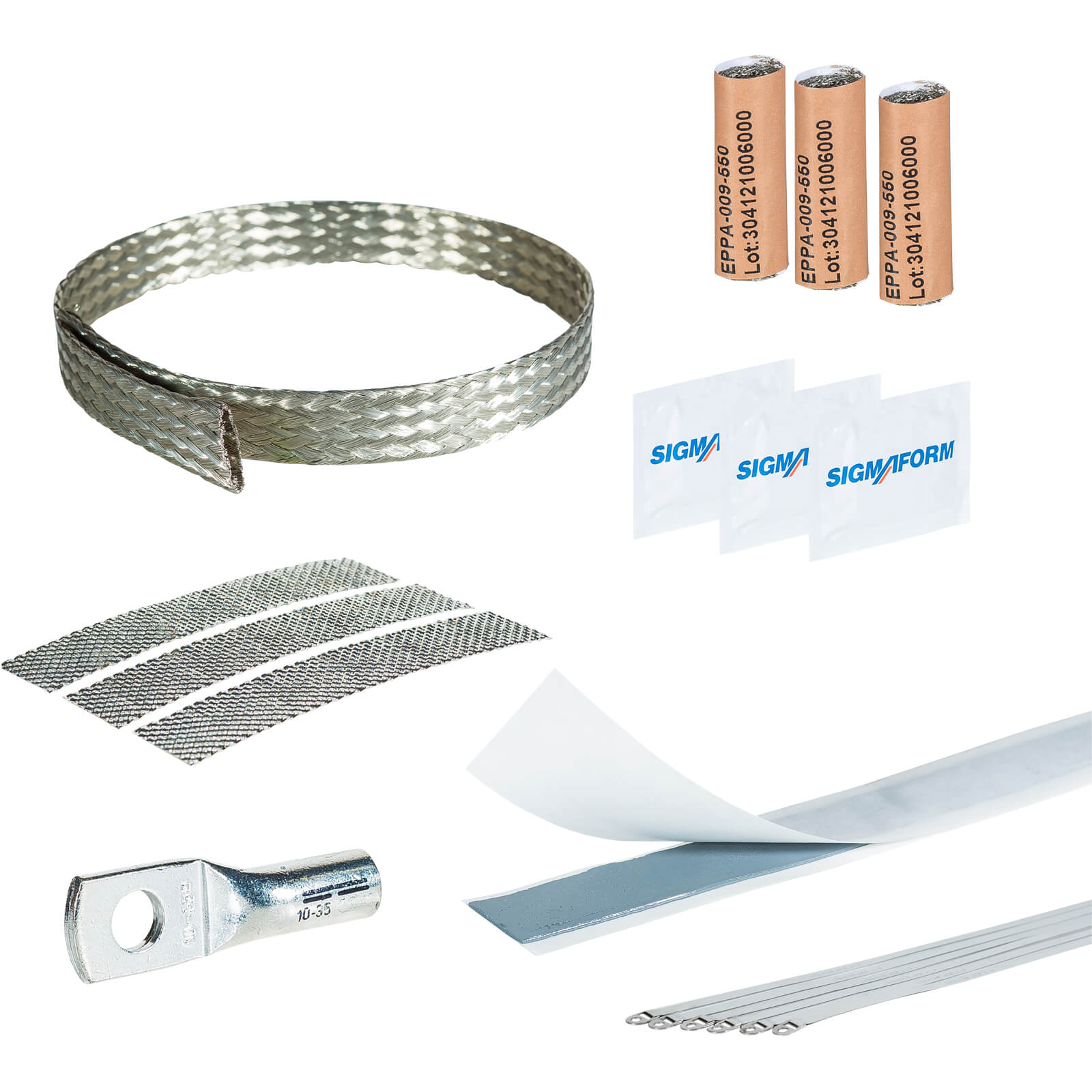 • KIT-030-A • MS Erdungsset für Freiluft-Endverschlüsse